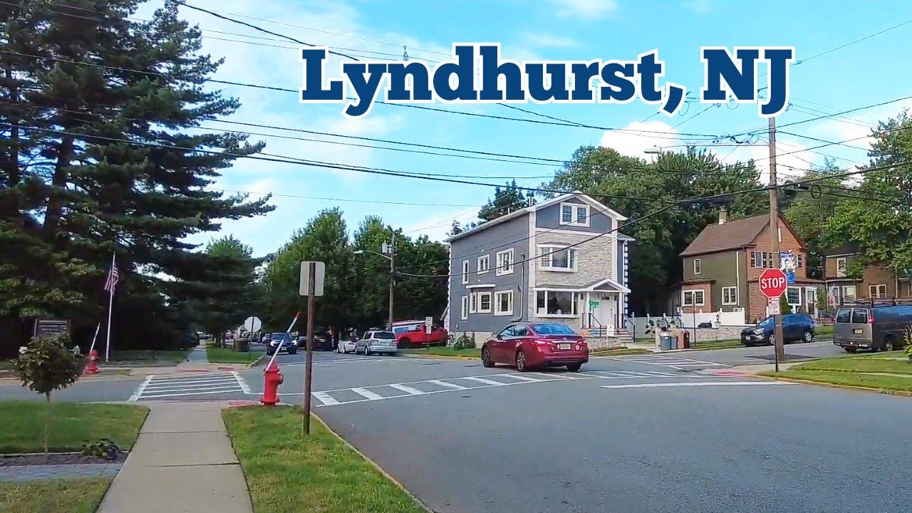 Walk tour in Lyndhurst, New Jersey, USA | Some of the streets from the high school to Greenway 1