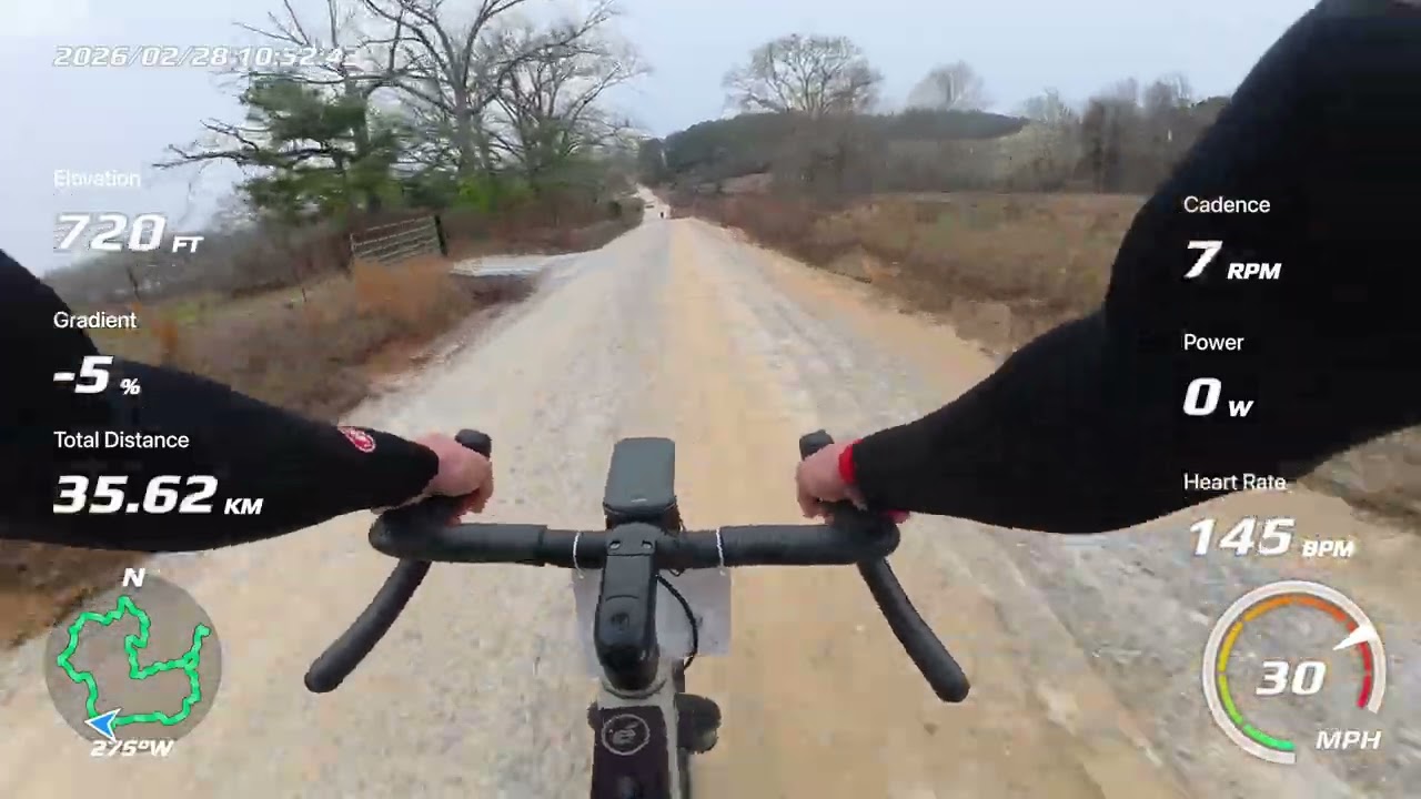 Homegrown Gravel Adventure 2026 downhill!