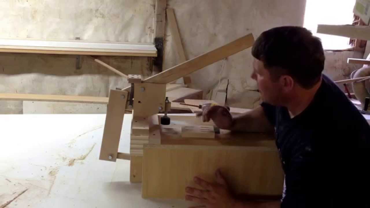 Improved! DIY(kreg foreman style) Benchtop Pocket Hole Machine