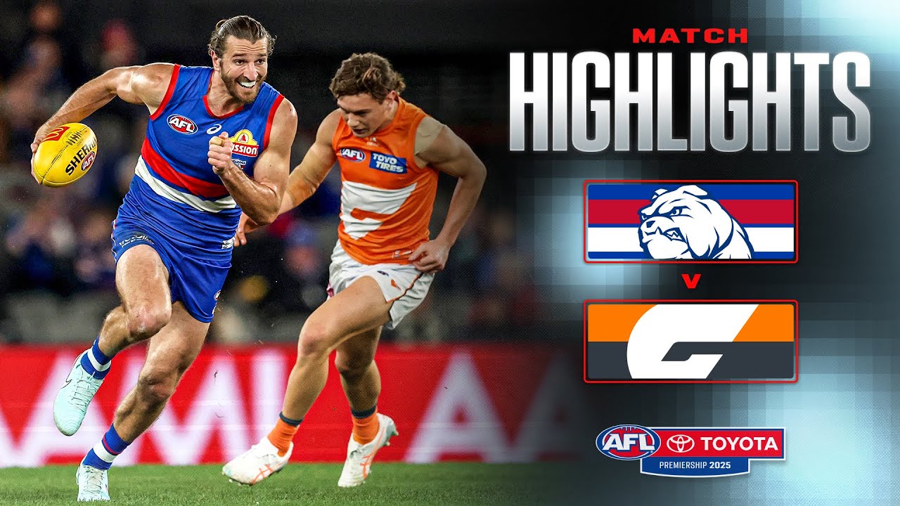 Western Bulldogs v GWS Giants Highlights | Round 21, 2025 | AFL