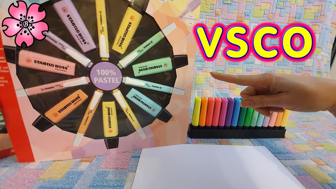 LIMITED EDITION Troppo VSCO!!! Evidenziatori Stabilo PASTEL ideali per un regalo!!  *lettering*
