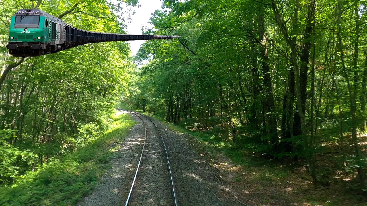 ★ 4K 🇫🇷 Montluçon - Gannat cab ride, France [06.2023] führerstandsmitfahrt