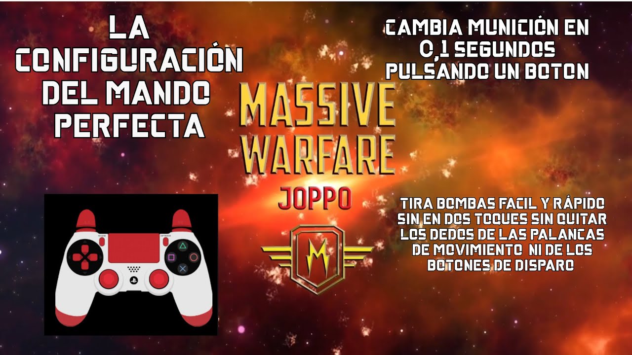 Massive warfare configuración del mando perfecta