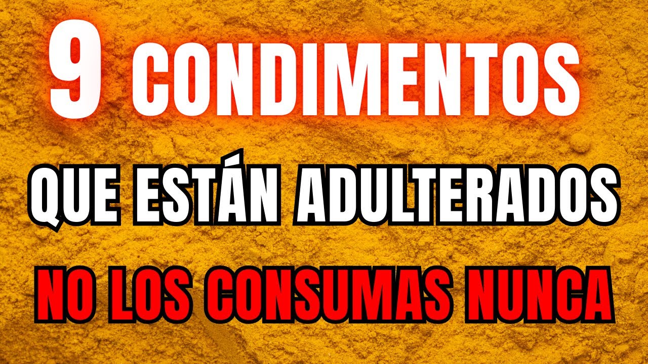 9 CONDIMENTOS de cocina que todos usan... Pero están siendo FALSIFICADOS