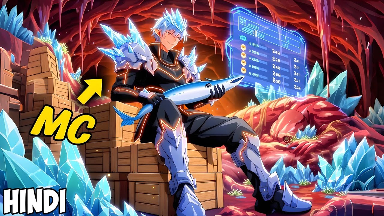 A Giant Fish Swallowed All of Humanity But He Became the Strongest Survivor | Manhwa Recap in Hindi