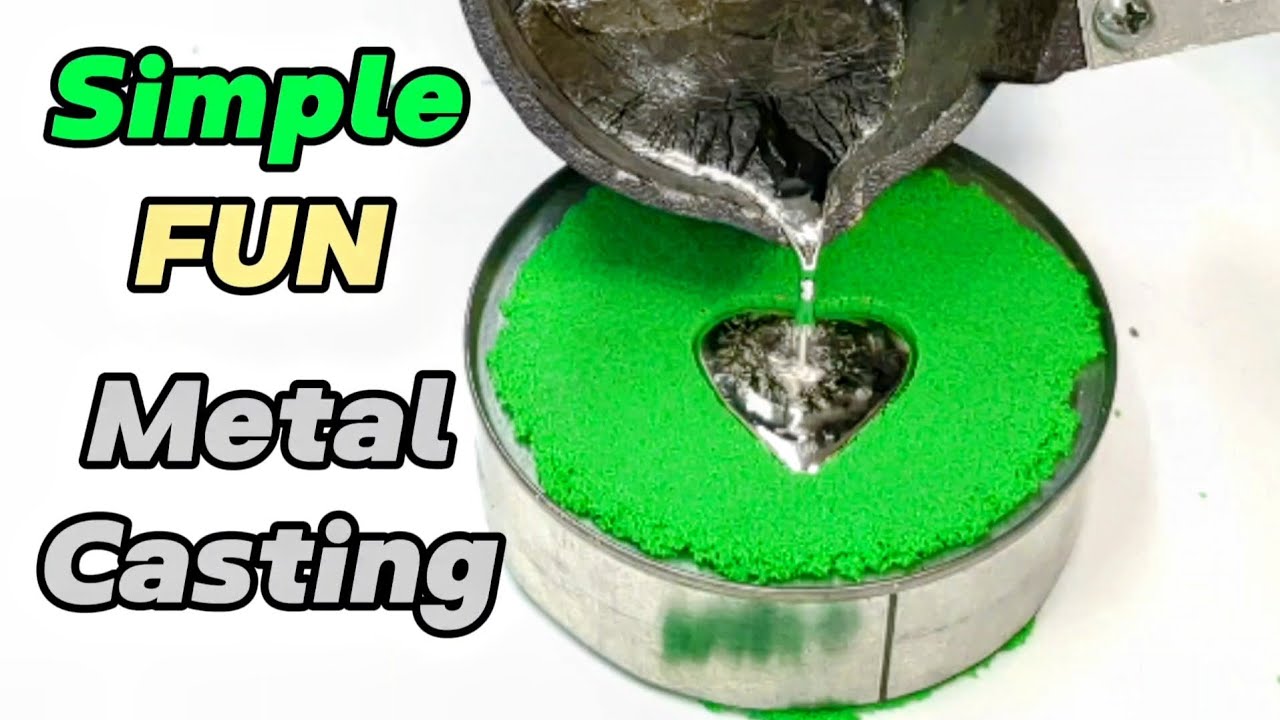 Simple and Fun - Kinetic Sand Metal Casting with Pewter