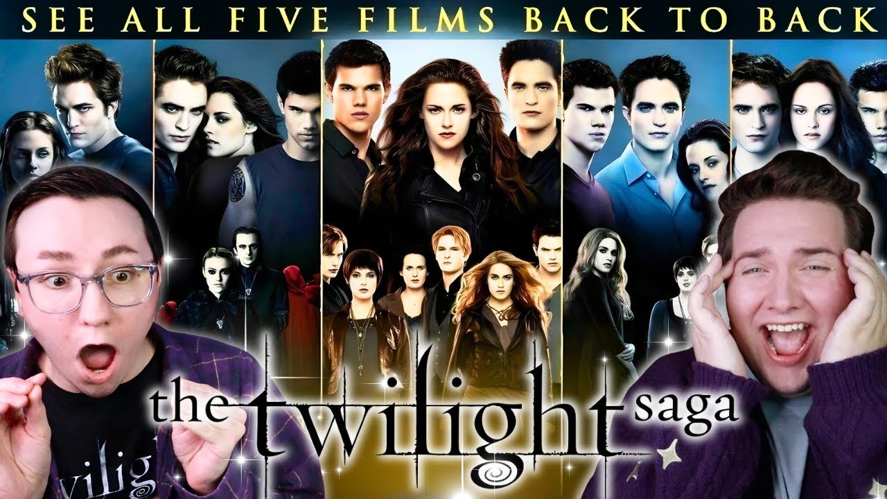 THE ULTIMATE TWILIGHT BINGE! *REACTION* ALL 5 MOVIES | FIRST TIME WATCHING THE COMPLETE SAGA!