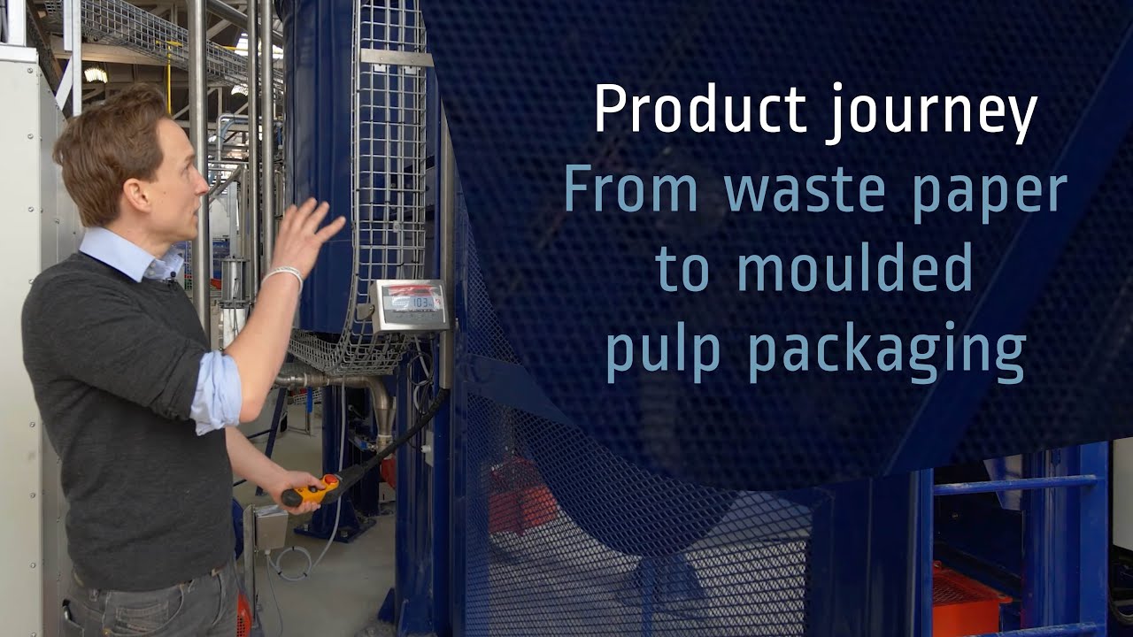 Product journey: from waste paper to moulded pulp packaging
