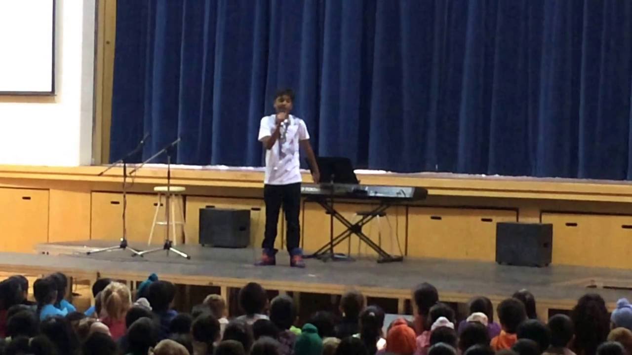 Haki Performing at Crossing Park School , 7 Years