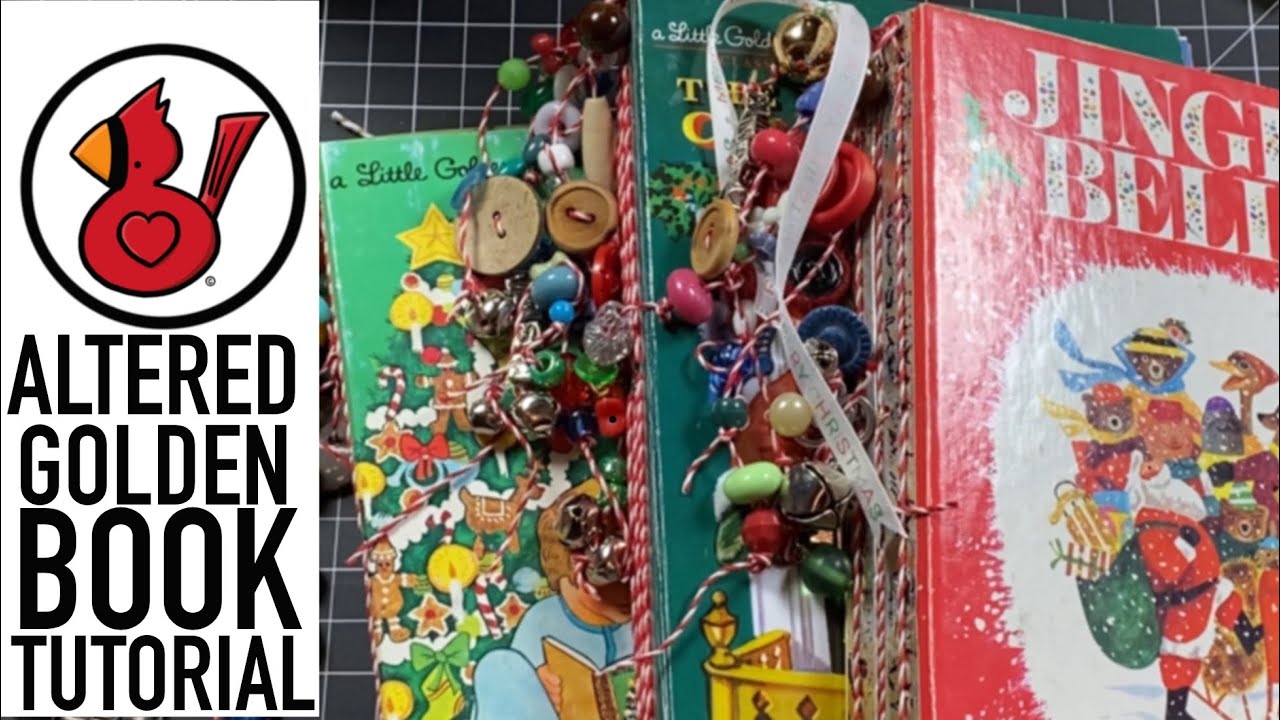 ALTERED GOLDEN BOOK TUTORIAL Video #227