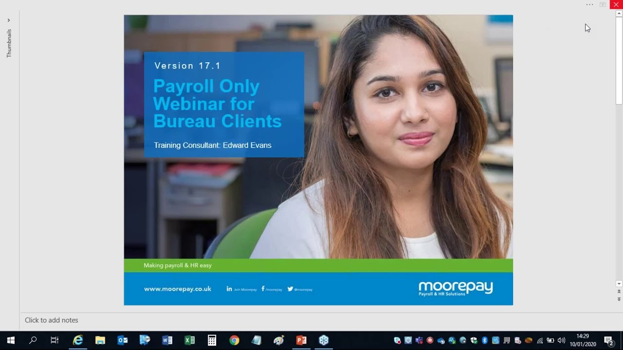 Moorepay Training Webinar - Payroll (Bureau Only) (v17.4.00)