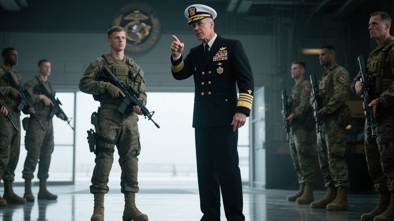 “Fresh Recruit?” Marines Scoffed — Until the 4-Star SEAL Admiral Summoned, “Iron Wolf, Get Ready