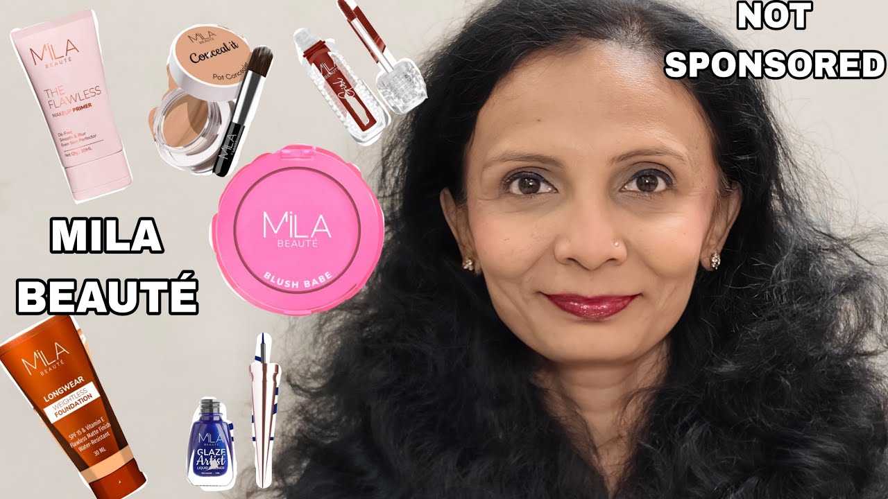 FULL FACE OF MILA BEAUTÉ| NOT SPONSORED| IS IT A NEW AFFORDABLE BRAND| MEGHNA MANJREKAR