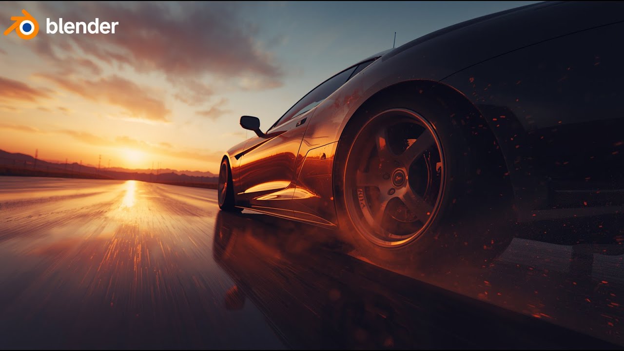 How I Made a Realistic Car Animation in Blender | with free and paid for beginner in 2025