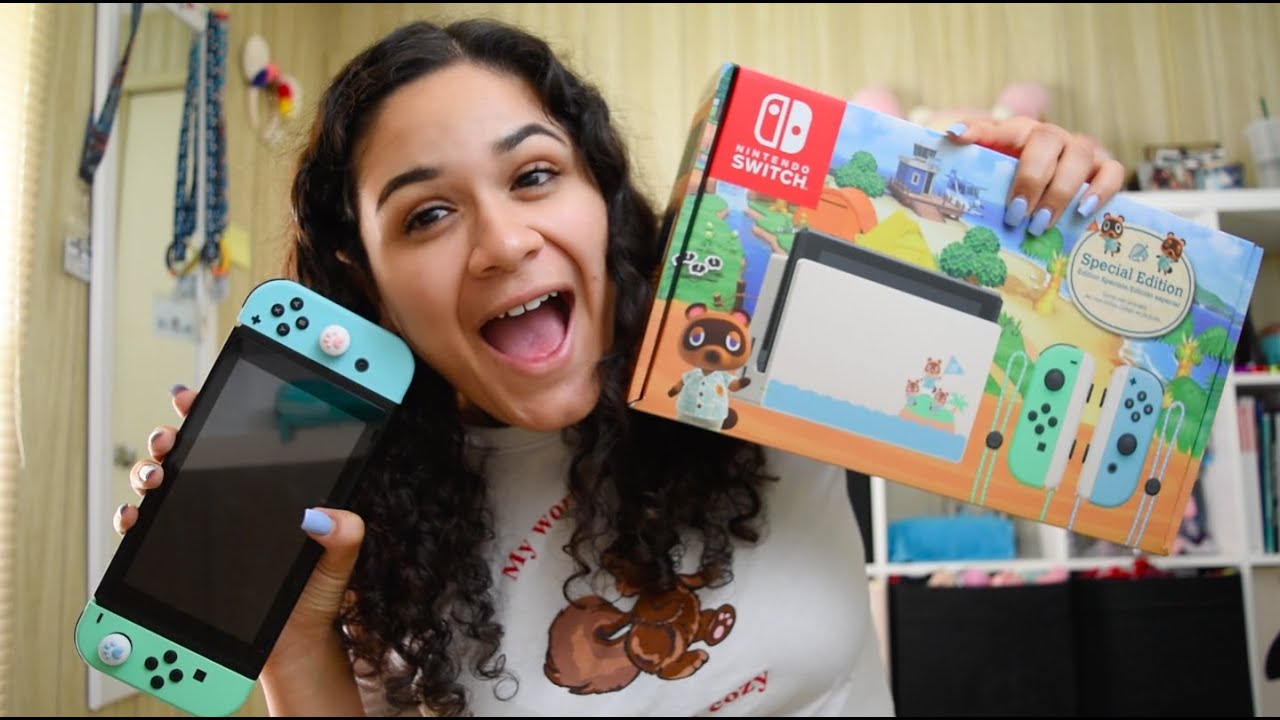 Animal Crossing Nintendo Switch Unboxing!
