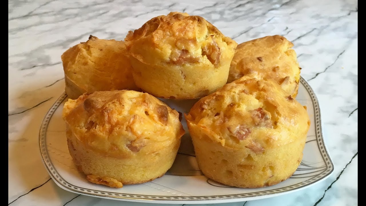 КЛАССНЫЕ ЗАКУСОЧНЫЕ МАФФИНЫ С НАЧИНКОЙ / Соленая Выпечка / Snack Muffins