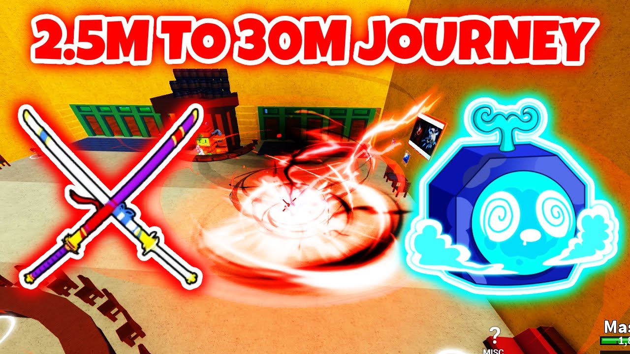 JOURNEY 30 MILLION Bounty in Blox Fruits!! PORTAL AND CDK