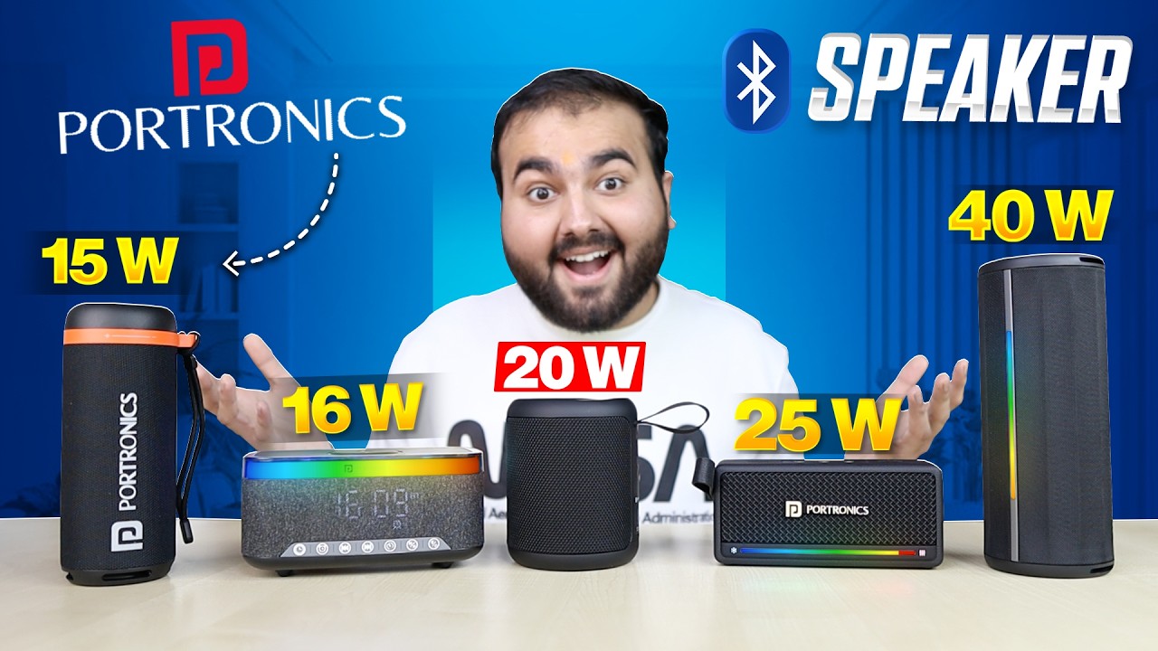 I Tested Every Portronics Bluetooth Speaker under ₹2500/- 😳 Which One is Best?
