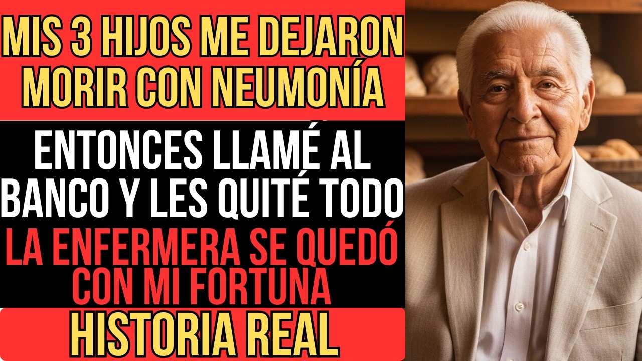 MIS 3 HIJOS ME DEJARON MORIR SOLO, CAMBIÉ MI TESTAMENTO Y LA ENFERMERA SE CONVIRTIÓ EN MI...