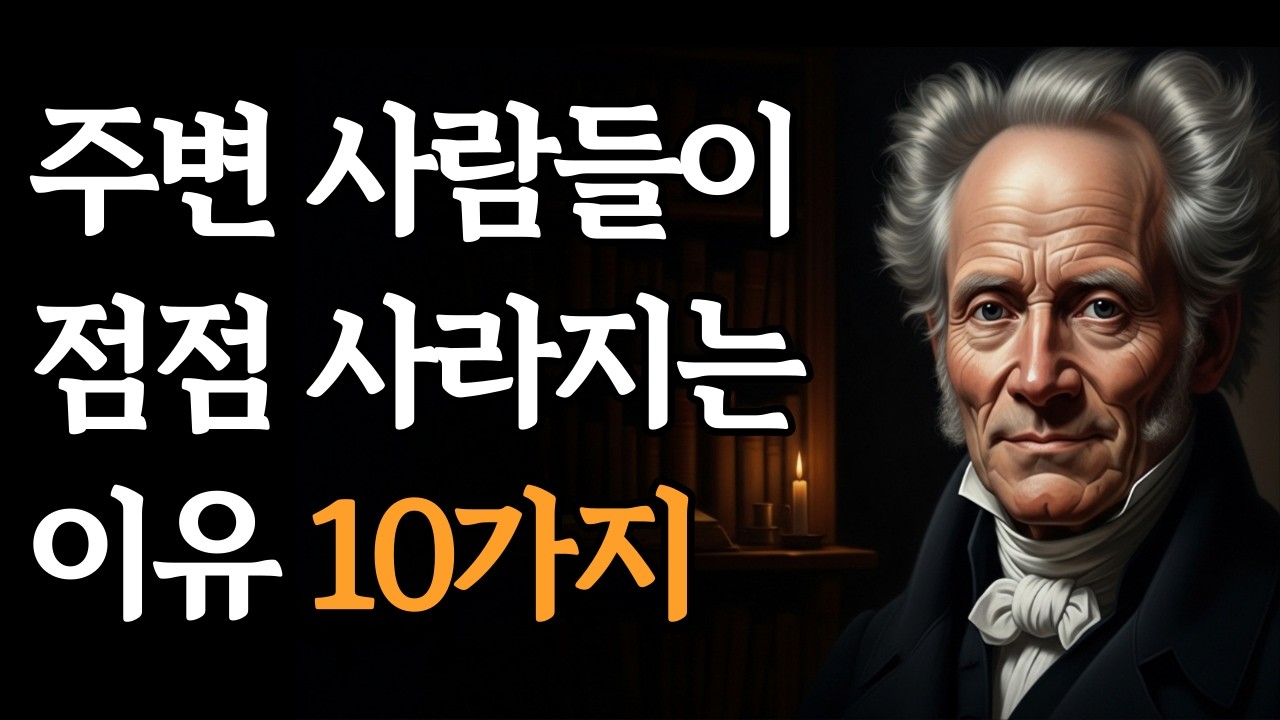 주변 사람들이 점점 사라지는 이유 10가지 ㅣ 부처님 ㅣ쇼펜하우어ㅣ 노자 ㅣ명언 ㅣ삶의지혜 ㅣ 시니어 ㅣ명상 ㅣ위로 ㅣ 힐링 ㅣ 외로움