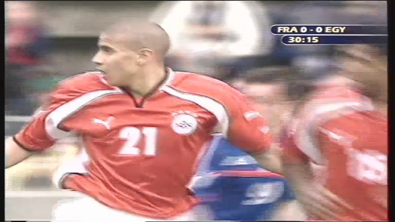 نادر مصر وفرنسا الأولمبي مباراة ودية بفرنسا عام 2001 - تعليق علي محمد علي