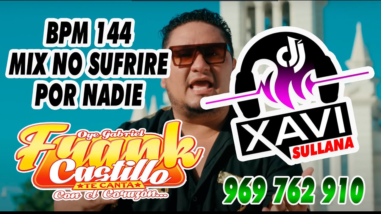 DJ XAVI SULLANA - MIX FRANK CASTILLO NO SUFRIRE POR NADIE 2024