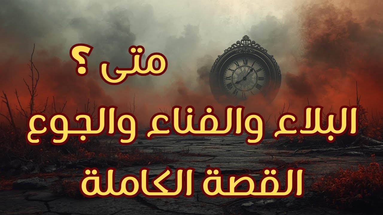 متى تحدث الأمور العظام البلاء والفناء والجوع وأين وكيف