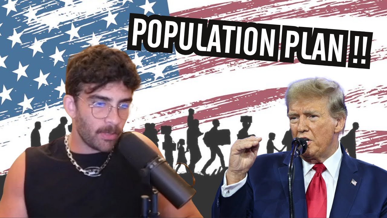 Trump's Plan: Population and Immigration. Discussion and Updates | HasanAbi Reacts