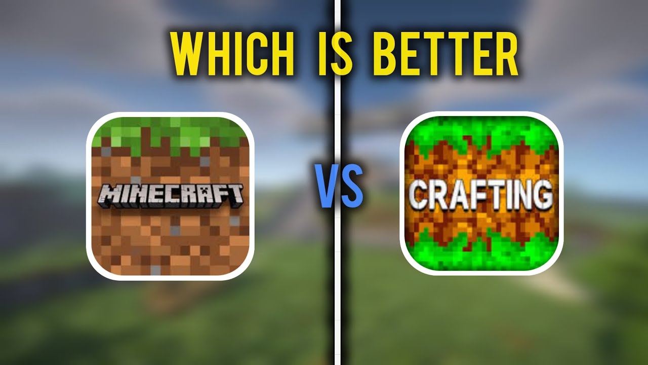 Minecraft vs Crafting and Building | Which is Better? 🤔 Minecraft Clone Comparison