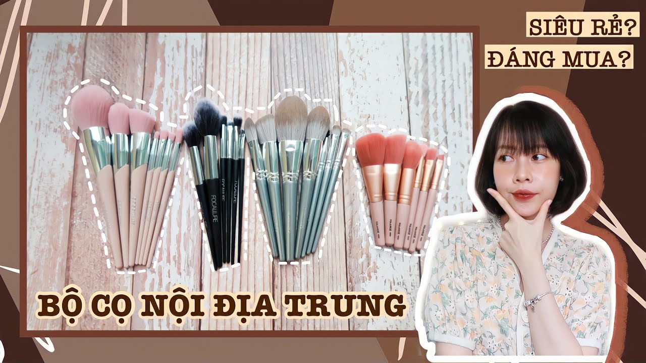 BỘ CỌ NỘI ĐỊA TRUNG CÓ ĐÁNG MUA 🤔 MAANGE, NOXBEAUTY, FOCALLURE... | Ny Nguyễn