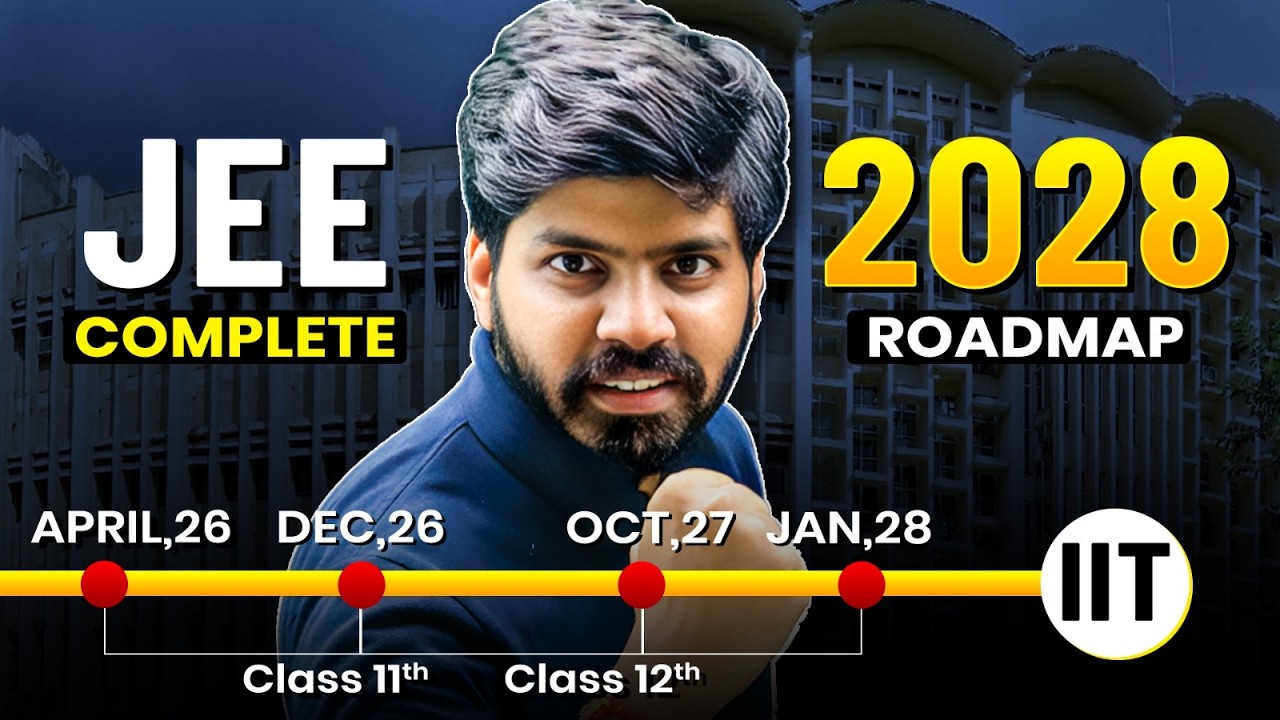 JEE 2028 : PERFECT 2 Year Roadmap to Crack IIT from Class 11 🔥| JEE 2028 Strategy | eSaral