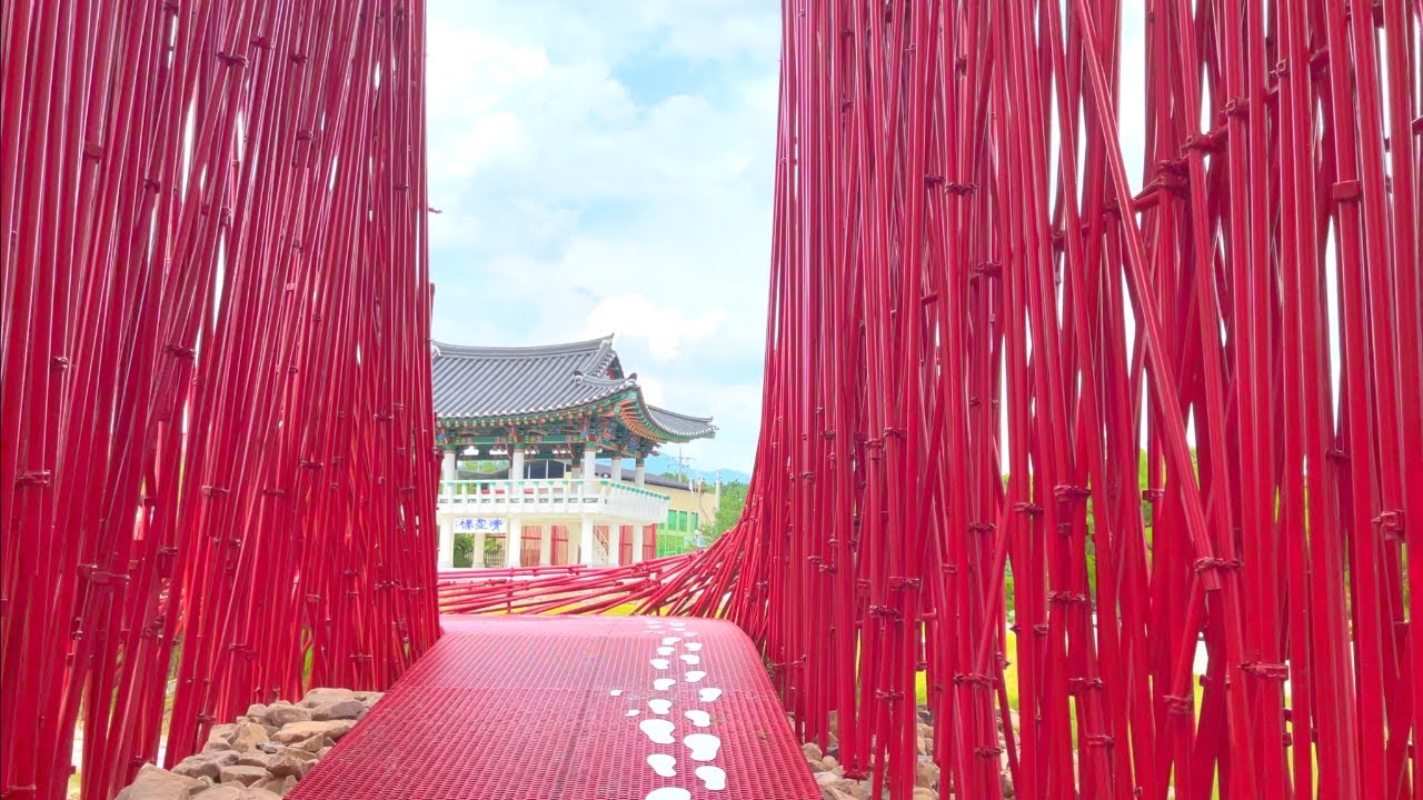 [4k] 젊은 달 와이 파크 Youngwol Y Park 강원도 영월 installation art gallery slow walking Korea