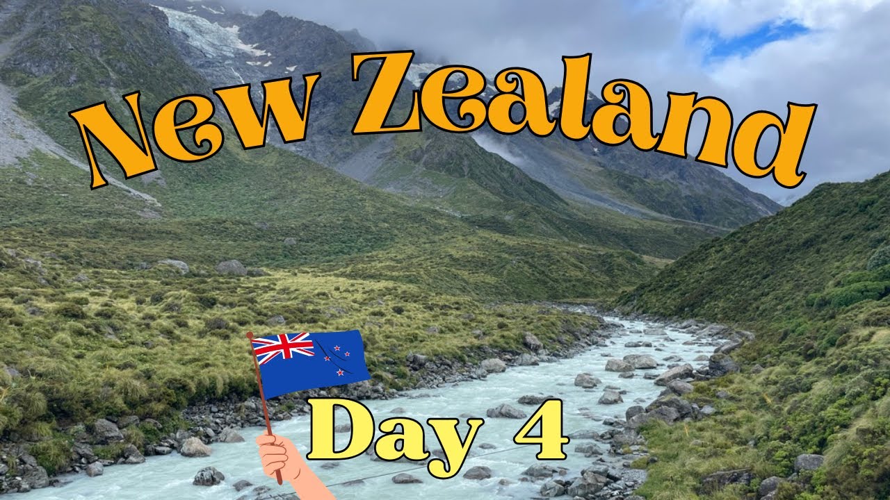 New Zealand Day 4 -Mount Cook National Park, Hooker Valley hike, High Country Salmon, Puzzling World
