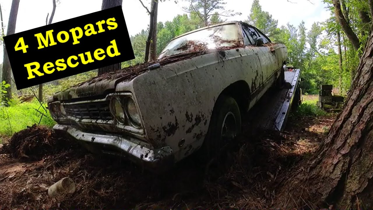 68 Road Runner спасены из болота #roadrunners #salvageyard #moparornocar #moparlife #mopars