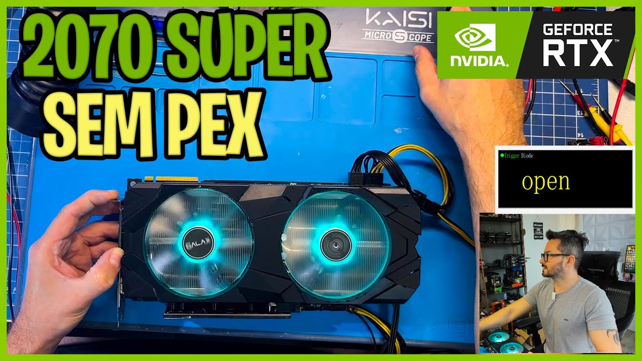 RTX2070 Super sem tensão de Pex! E não era o CI