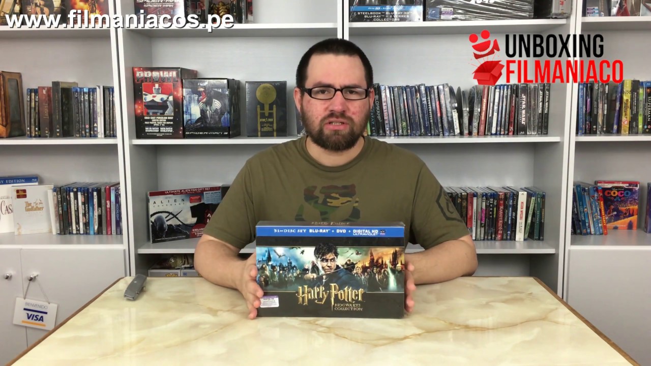 UNBOXING - Harry Potter: Hogwarts Collection [Blu-ray 3D + Blu-ray + DVD]