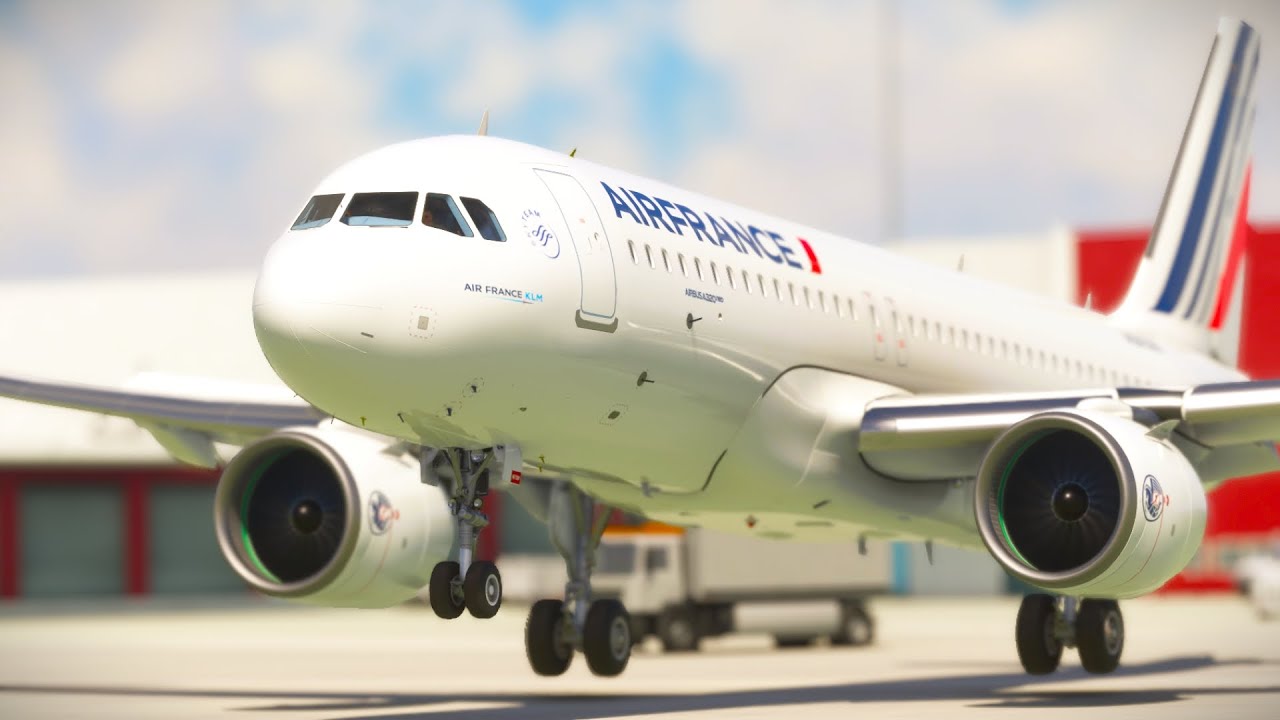 Air France A320 EXTREME Crosswind Landing at Paris Charles de Gaulle