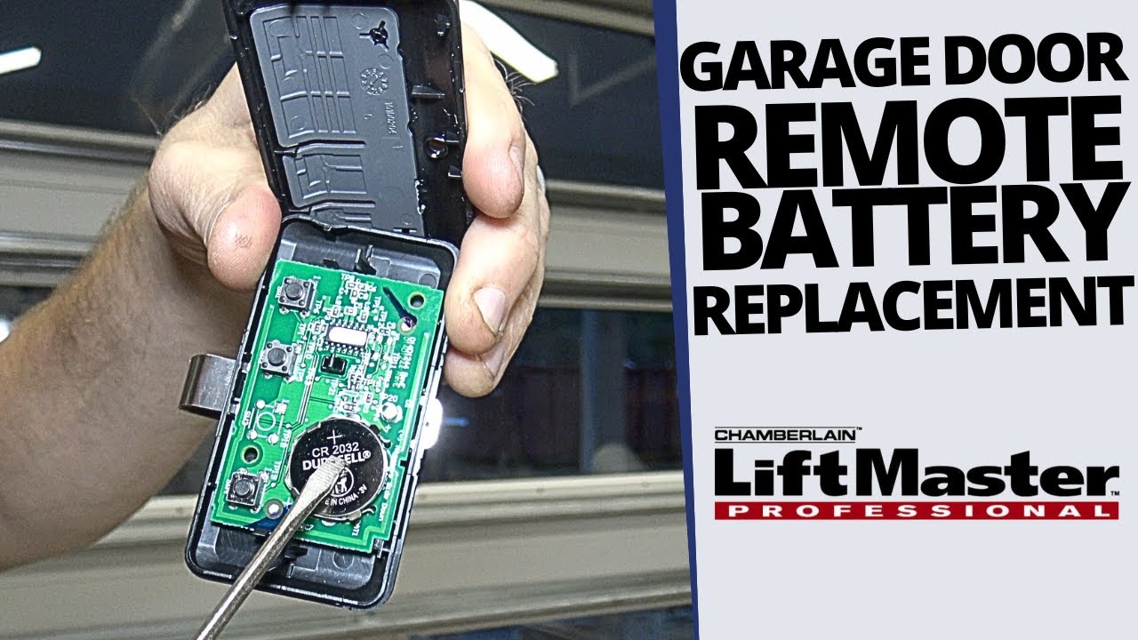 Chamberlain LiftMaster Garage Door Opener Battery Replacement for Remote Panama City FL