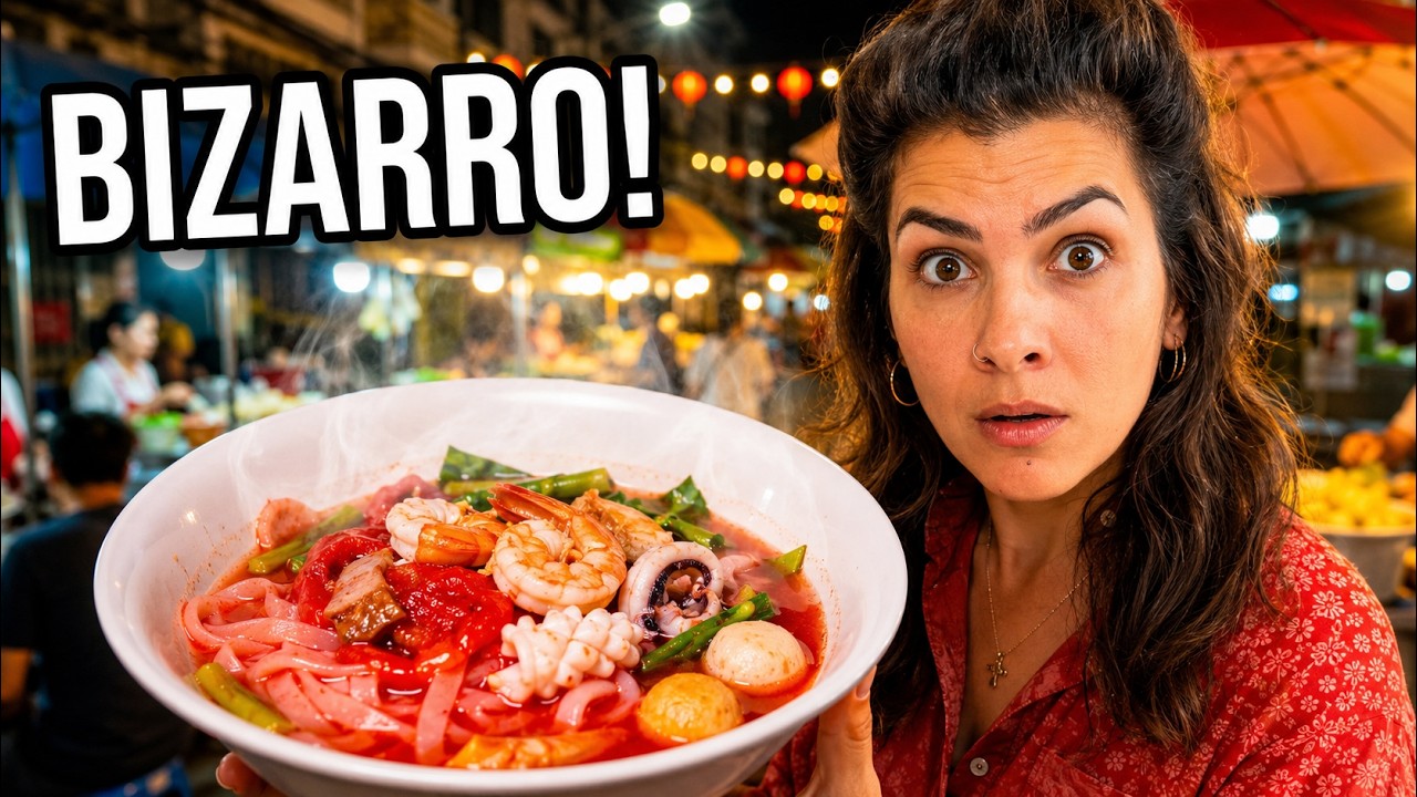 PROVAMOS A COMIDA TAILANDESA QUE O GRINGO NÃO COME! 🍜 🇹🇭 PARTE 2