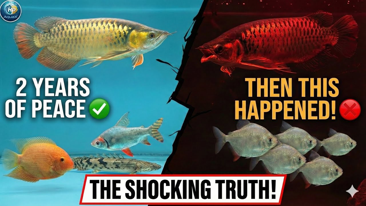 My Arowana Community Tank Was Perfect for 2 Years… 😱💥 Then THIS Happened!