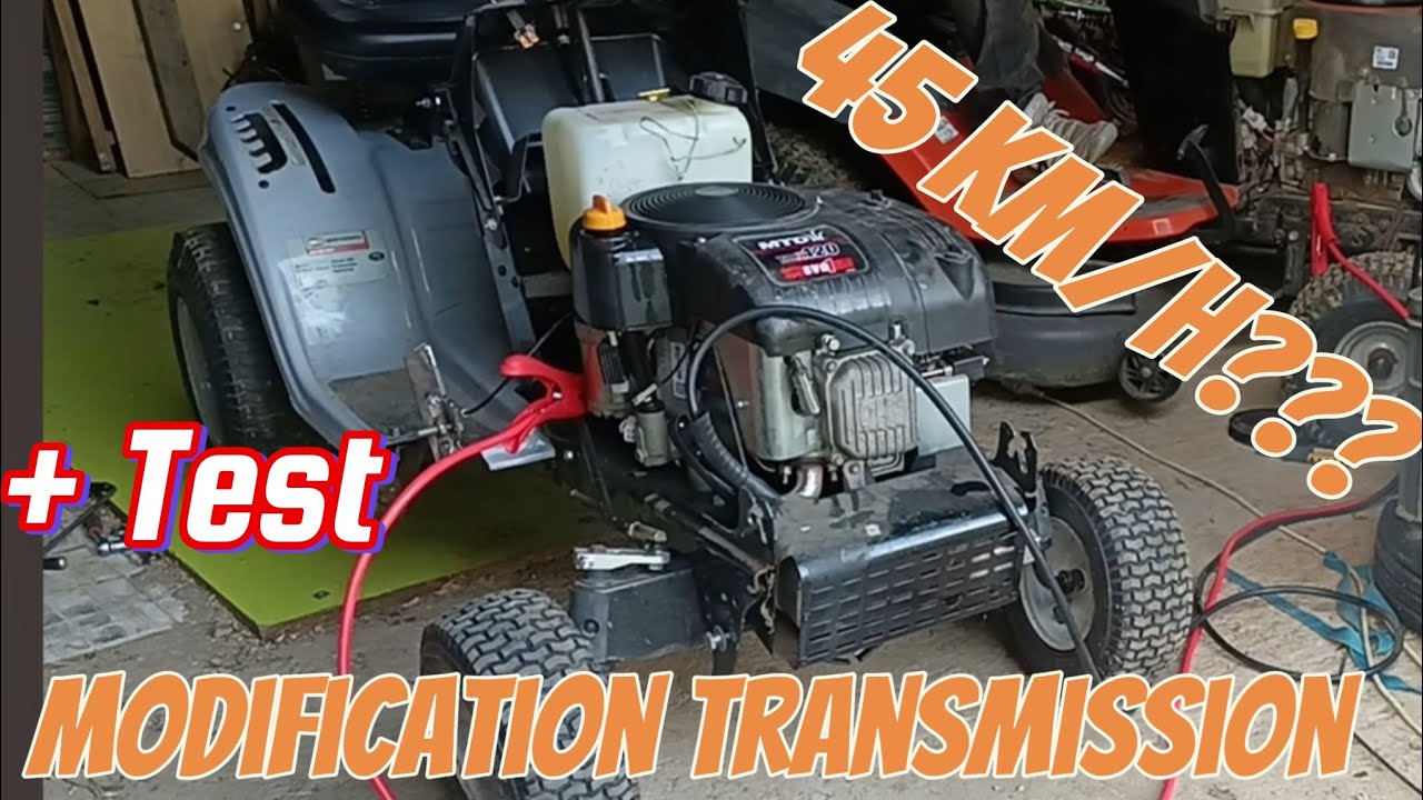🚨Un tracteur tondeuse à 45km/h juste en modifiant les poulies?🚨 Possible?! Marrant mais bancal !!!