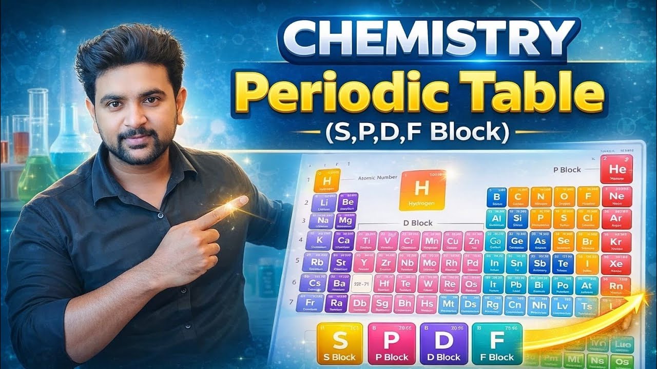 Chemistry Periodic Table By Ravi Sir LIVE Class | BSc Nursing Entrance Exam | UP CNET/CPET