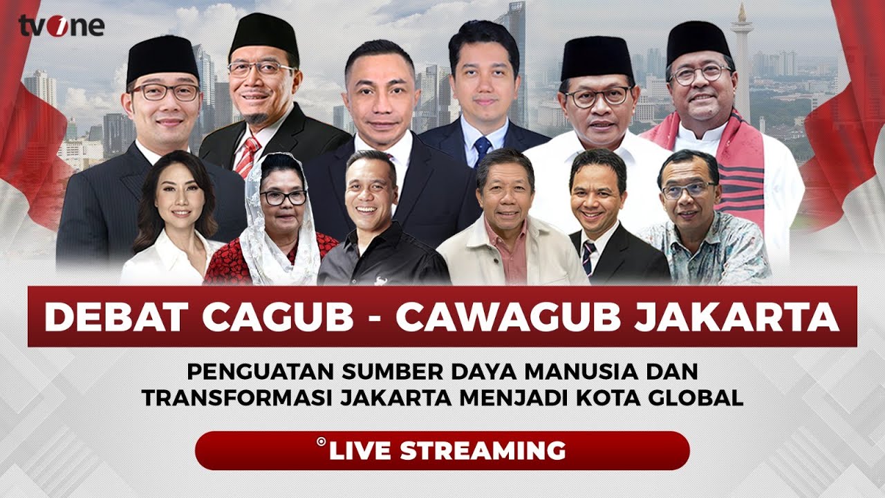 [LIVE] Debat Perdana Cagub dan Cawagub DKI Jakarta | tvOne