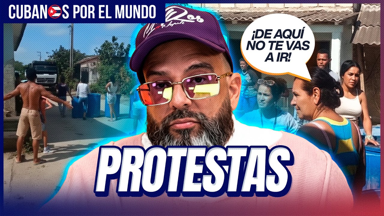 Sin agua y sin miedo: mujeres cubanas bloquean una calle en protesta contra el régimen castrista