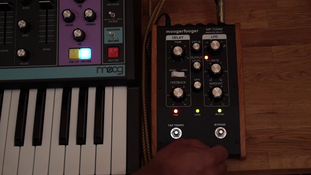 Matriarch Delay Demo & Comparison: A/B'ing the Matriarch, MF 104m and Moog 500 series analog delays