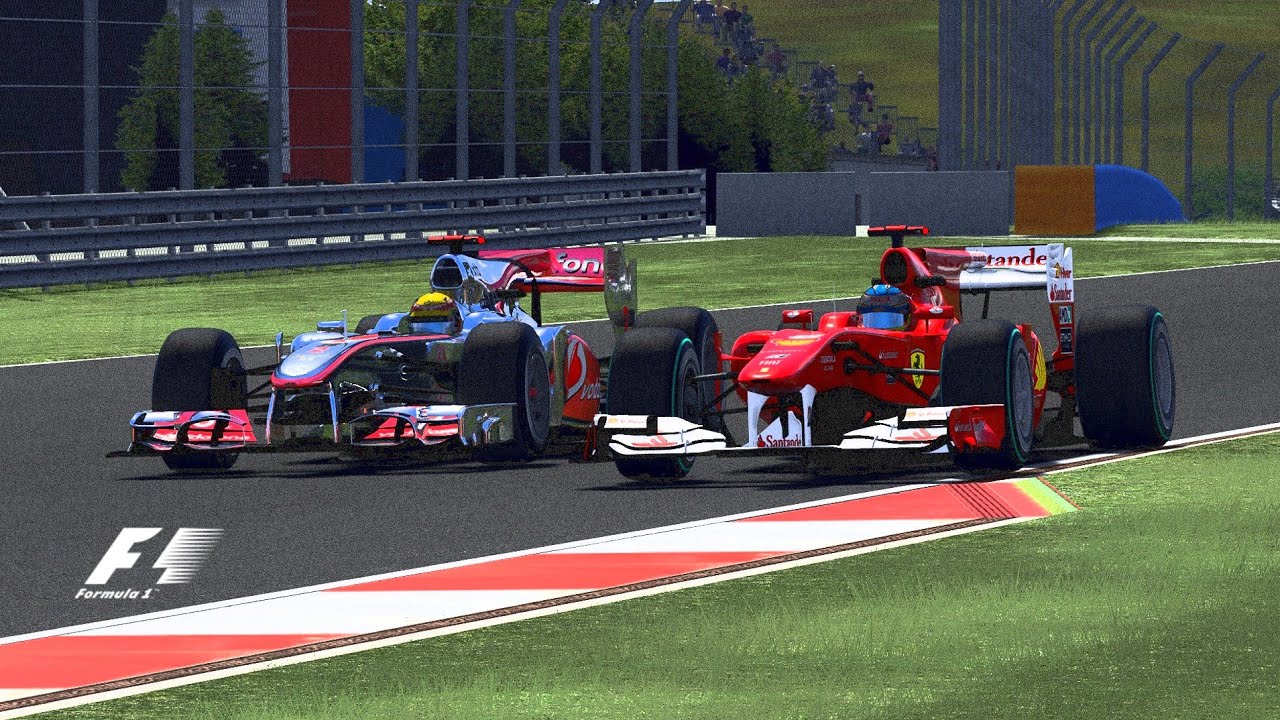 HAMILTON VS ALONSO NEVER GETS OLD!! - 2010 TURKISH GP - ASSETTO CORSA F1 TRACK SKINS