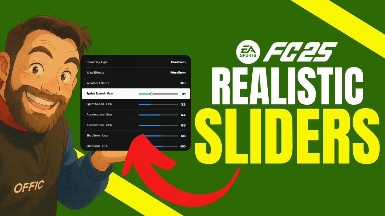 The Best And Most Realistic Slider Set For EAFC 25