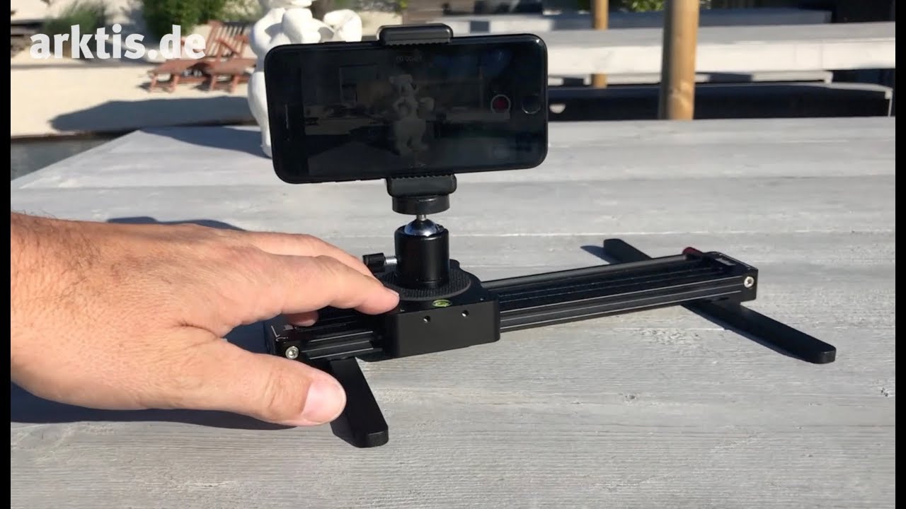 iPhone Zubeh&ouml;r f&uuml;r Filmemacher |&nbsp;Mini Slider mit Target Focus Lock