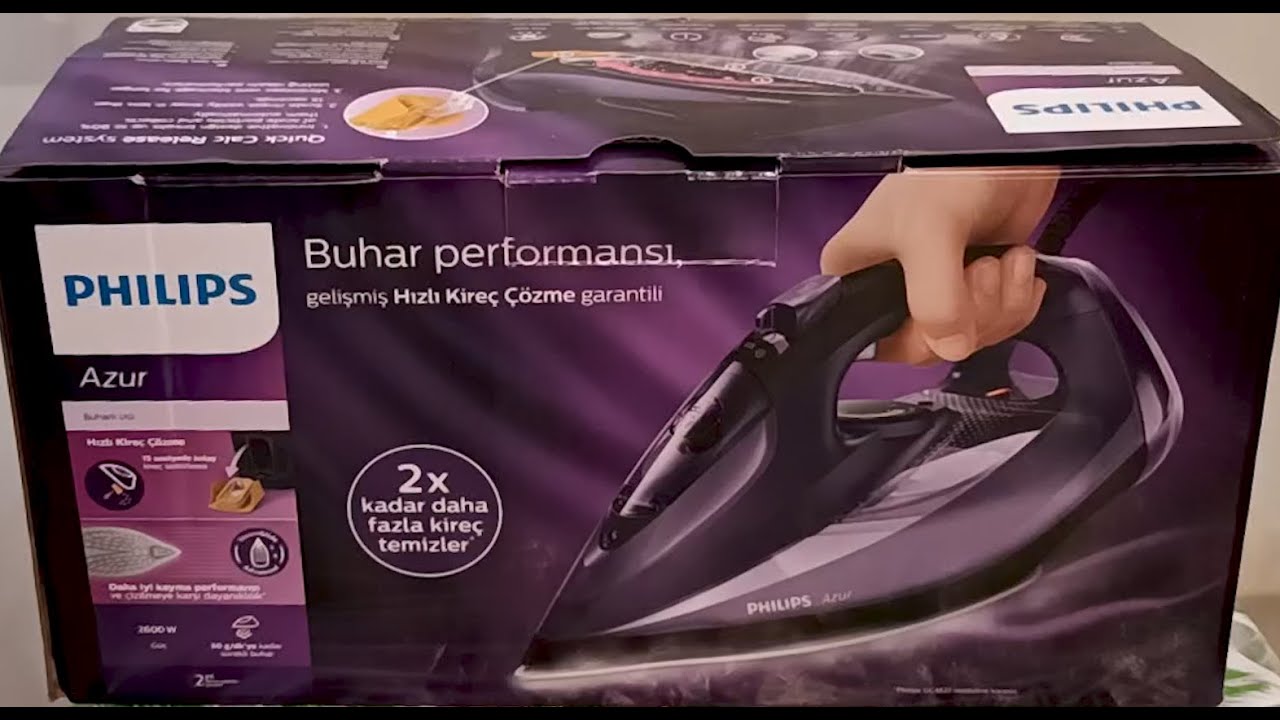 Утюг PHILIPS Azur GC 4563/30   видео обзор .