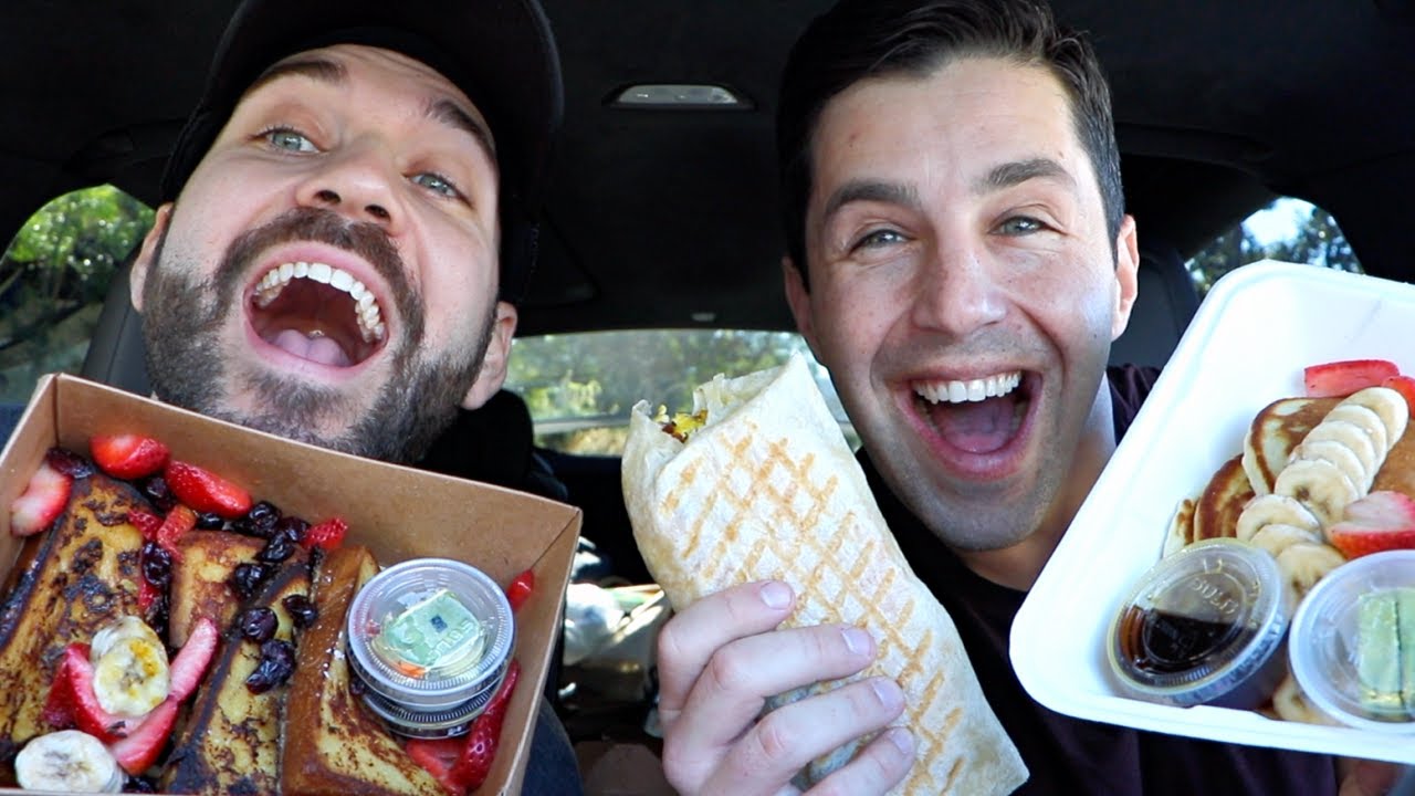 FAMOUS L.A. CAFE MUKBANG WITH JOSH PECK AND UGH MORE JOE!!